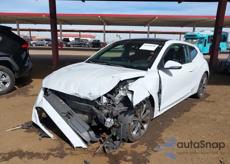 2019 Hyundai Veloster 2.0 Premium z USA, uszkodzony, nr VIN KMHTG6AF8KU003542